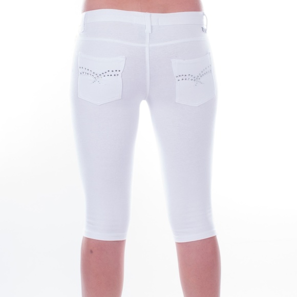 Women's Capris Shorts, CP-12843, Diff. Colors - Picture 3 of 7